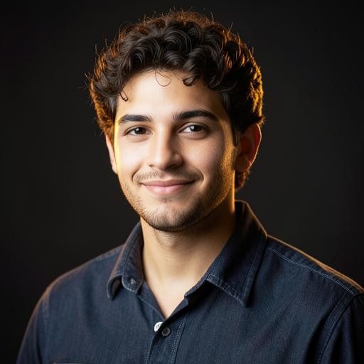 Retrato ilustrativo gerado por IA — não é um comprador real